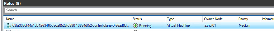 ARB VM running in Failover Cluster Manager